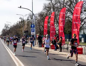 Pół maraton sponsorowany przez Veolia