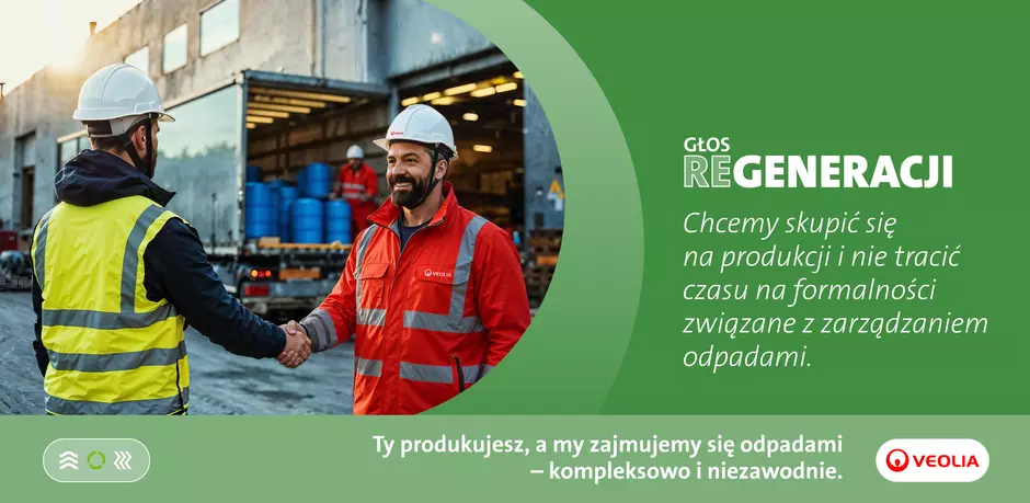 Głos regeneracji, ty produkujesz, a my zajmujemy się odpadami.